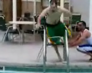 Dumbass Goes Deck Chair Diving